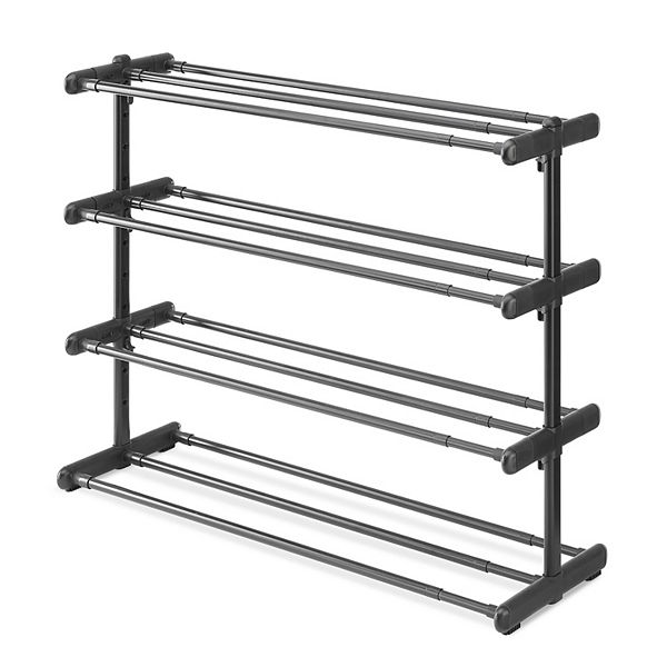 Whitmor 4-Tier Extendable Shoe Rack Whitmor