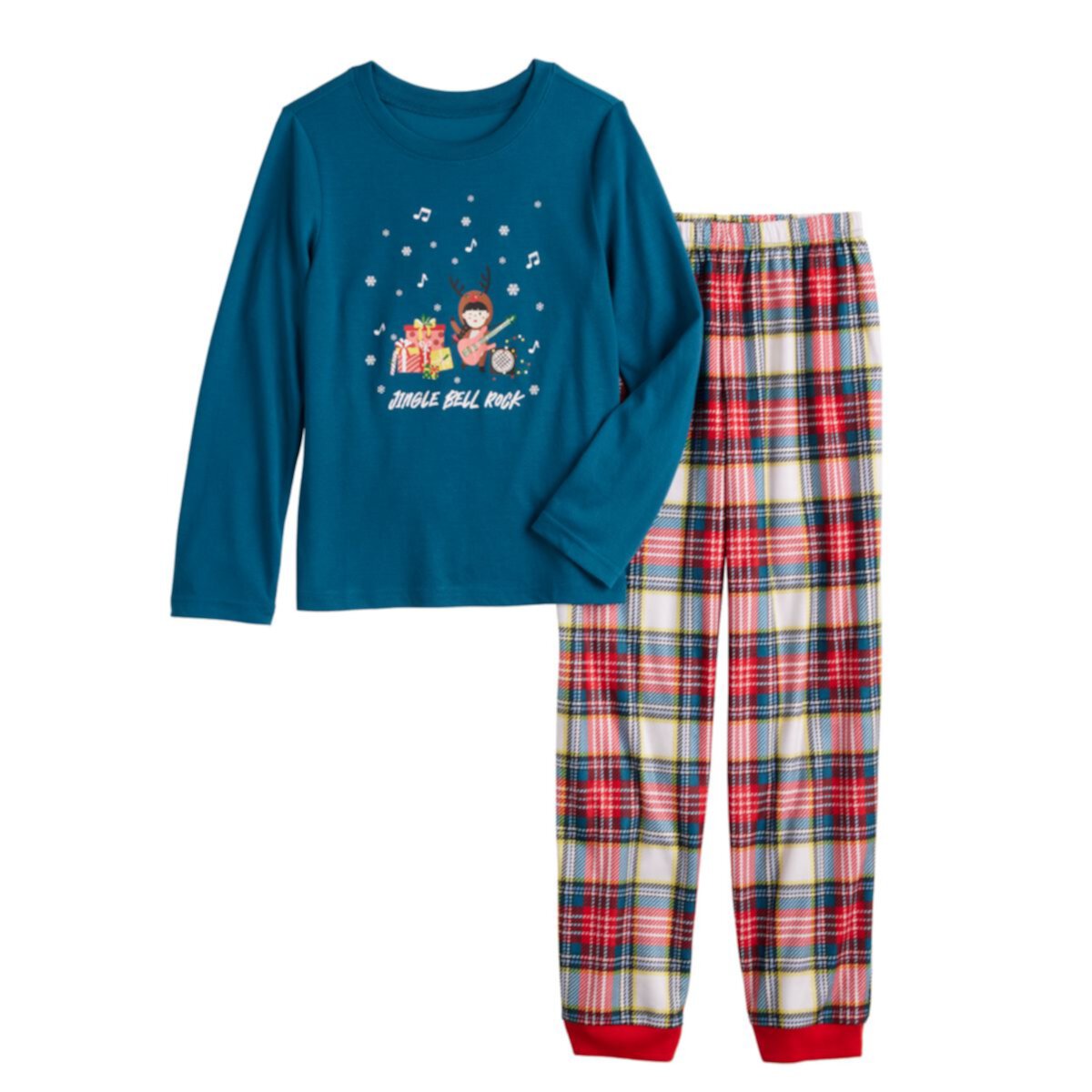 Детские пижамы Jammies For Your Families Jingle Bell Rock Jammies For Your Families