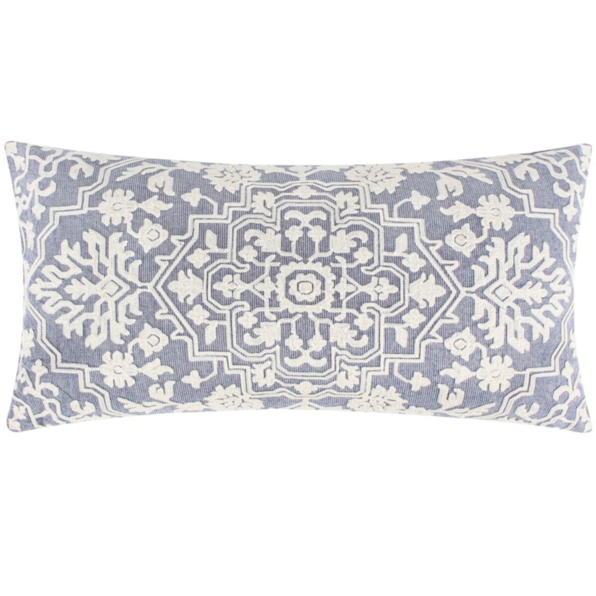 Levtex Home Emel Grey Embroidered Throw Pillow Levtex