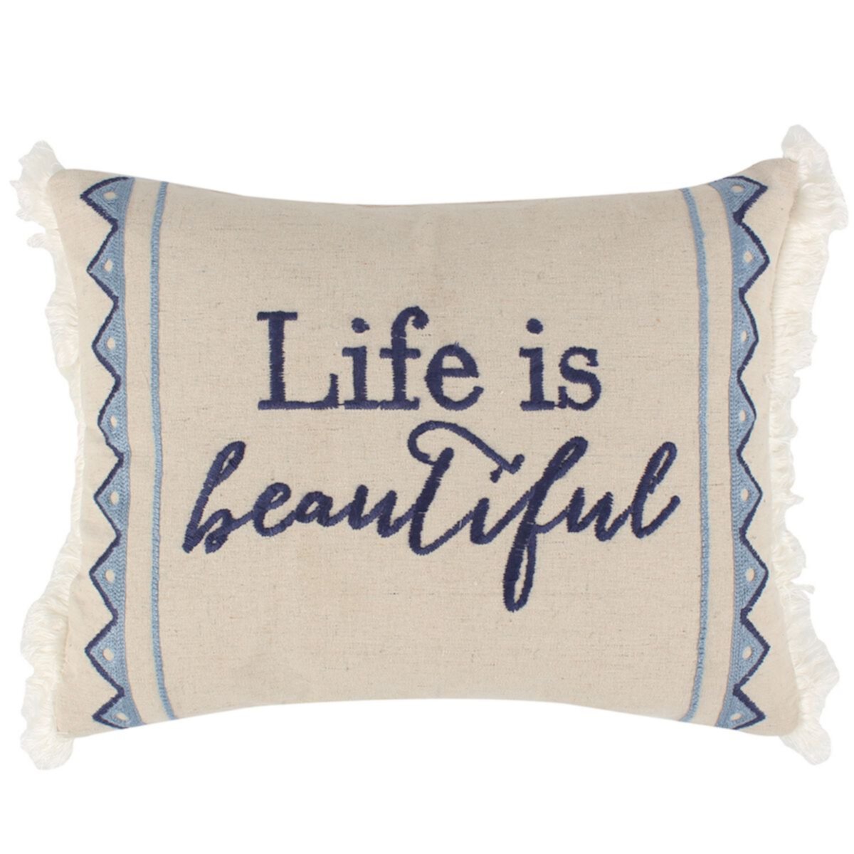 Levtex Home Riella Garden Life is Beautiful Throw Pillow Levtex