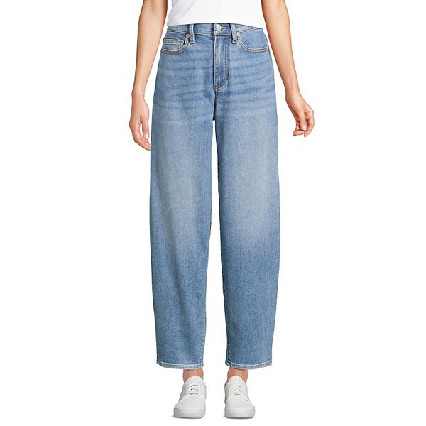 Женские Джинсы skinny Lands' End Denim Barrel Leg Ankle Lands' End