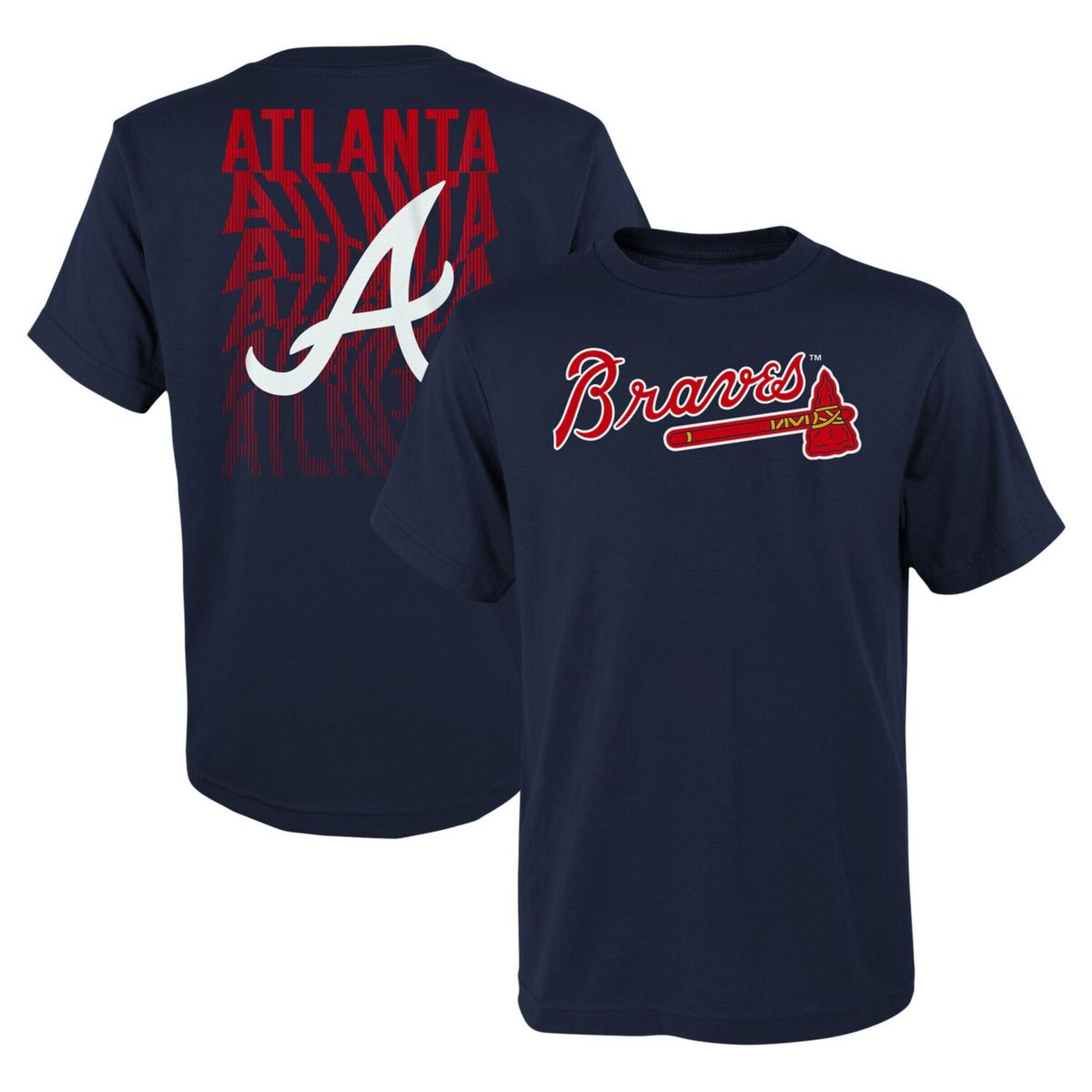 Детская Футболка Fanatics Branded Atlanta Braves Curveball Unbranded