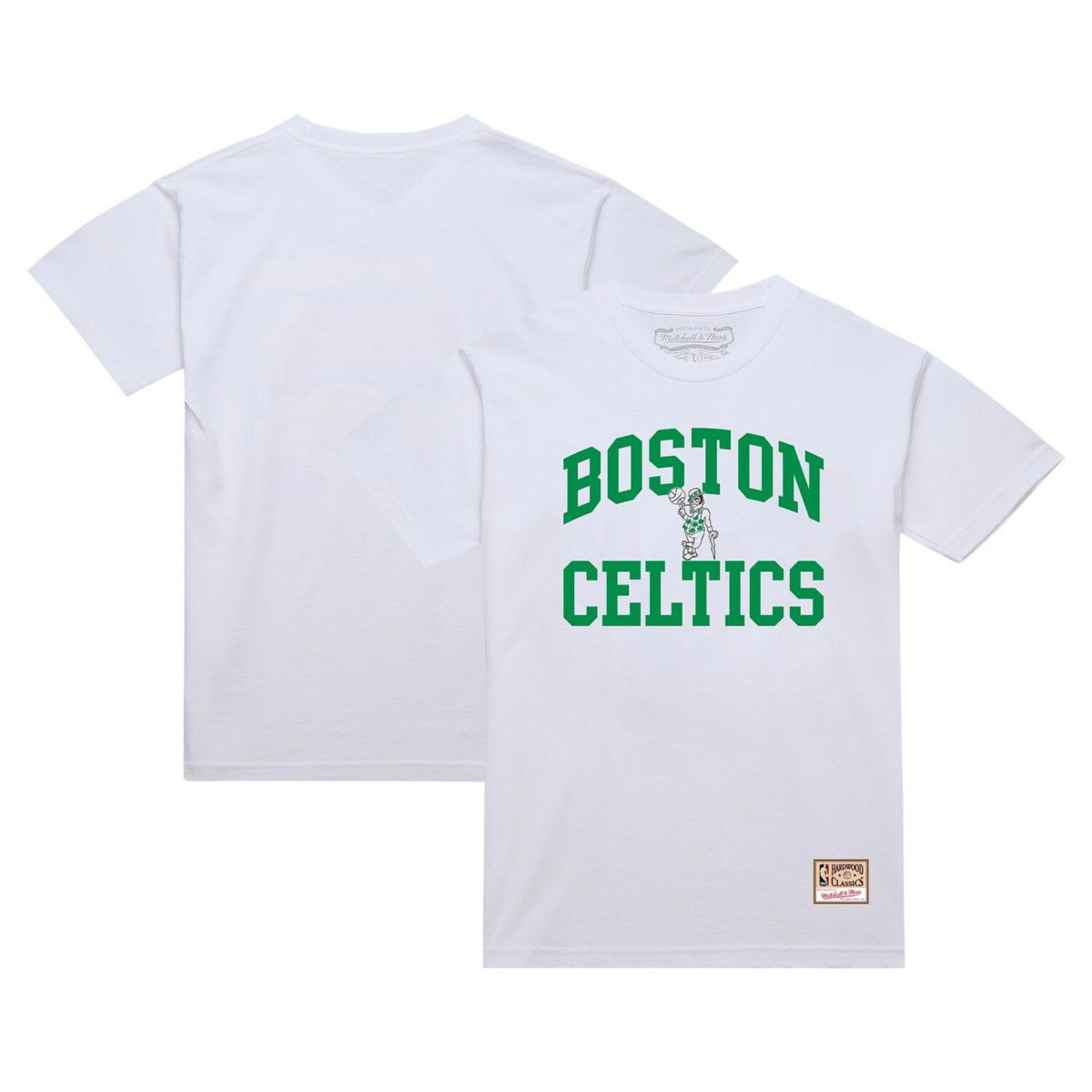 Мужская Футболка Mitchell & Ness Boston Celtics Hardwood Classics Vintage Warm Up Mitchell & Ness