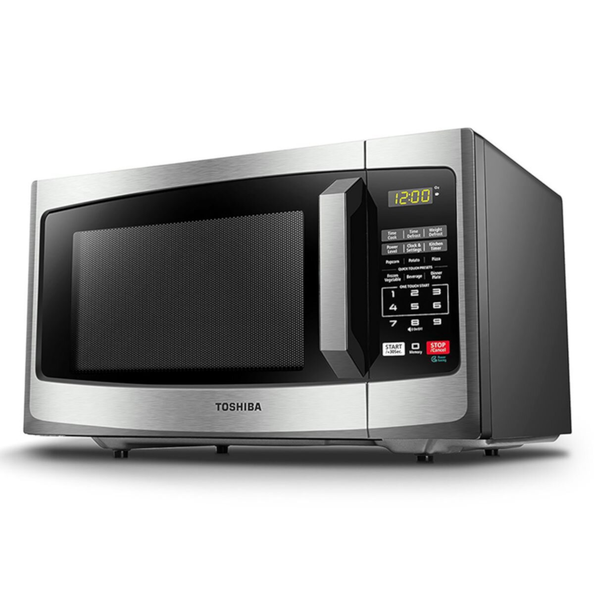 Toshiba 900-Watt Stainless Steel Microwave Toshiba