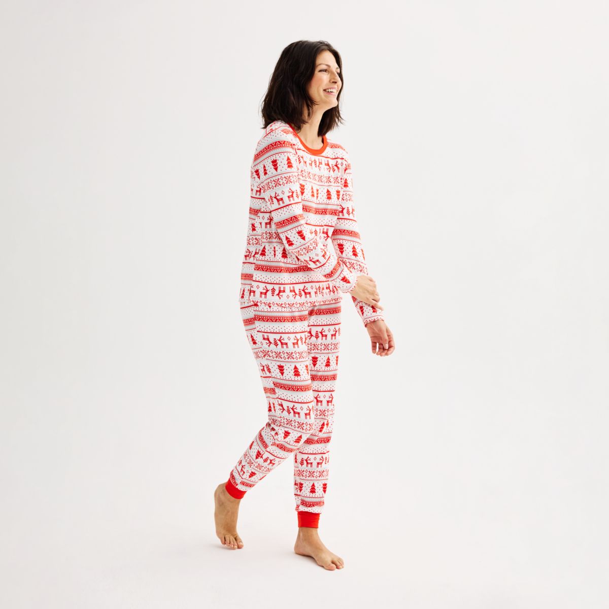 Женский комплект пижам Jammies For Your Families: праздничная футболка и брюки Jammies For Your Families