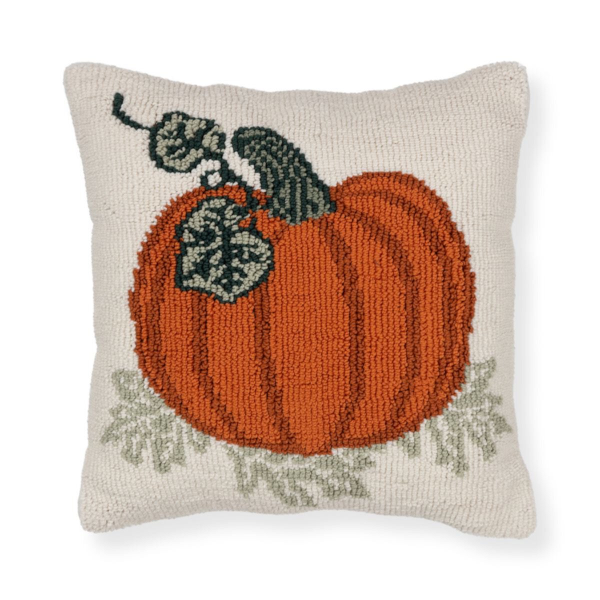 Celebrate Together™ Fall Ivory Pumpkin Knit Loop Throw Pillow Celebrate Together