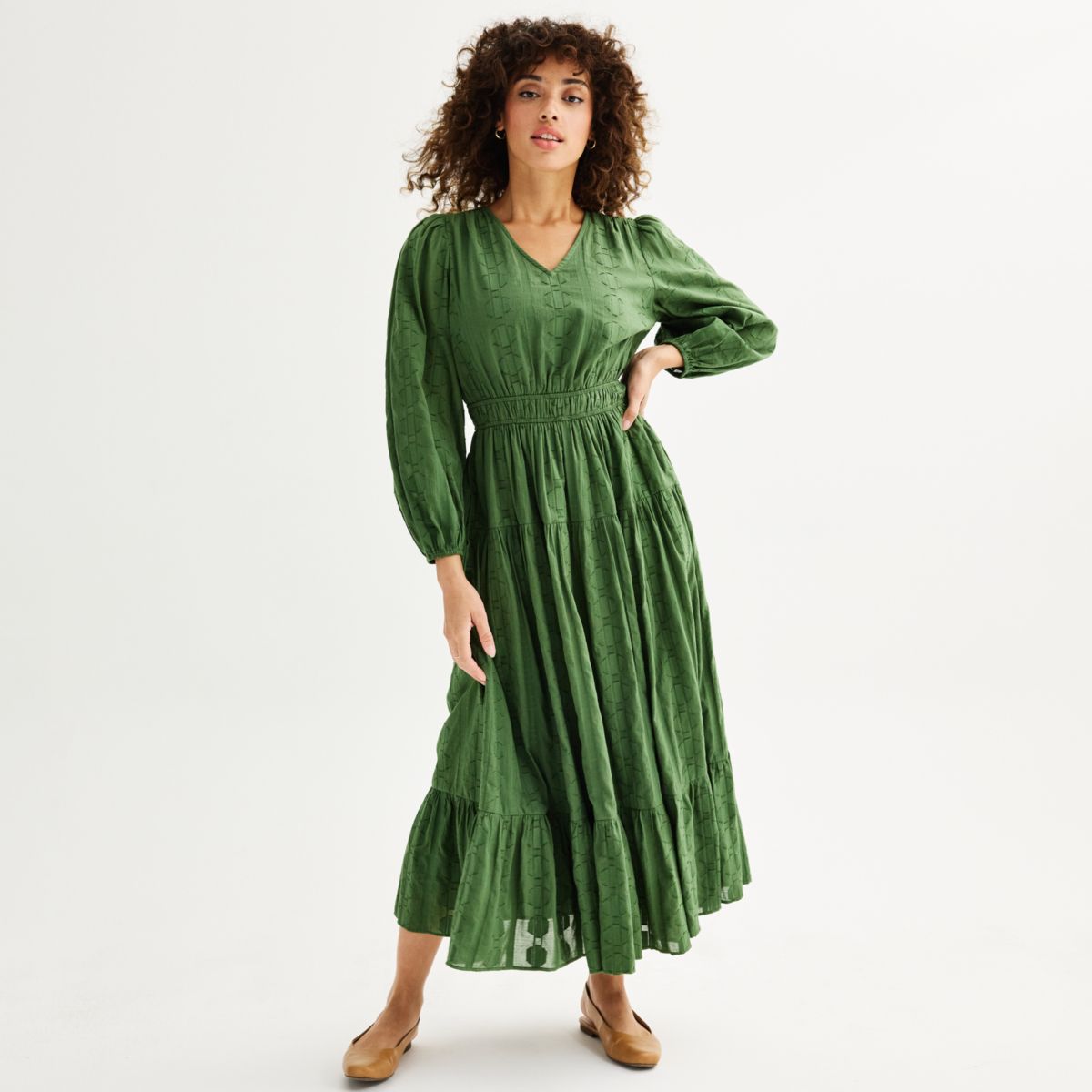 Женское Платье Farmers Market V-Neck Maxi Farmers Market