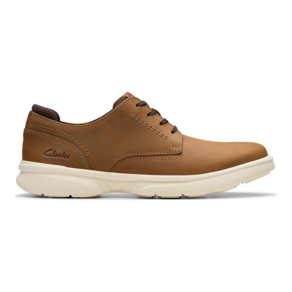 Кожаные мужские туфли Clarks® Bradley Plain с амортизацией и легкой подошвой Clarks