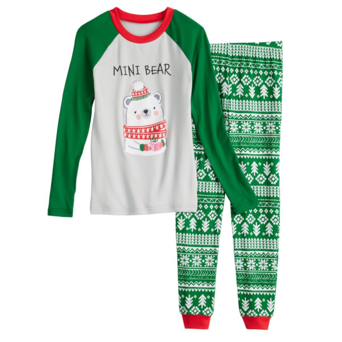 Детские Пижамы Jammies For Your Families® комплект с медвежонком Jammies For Your Families