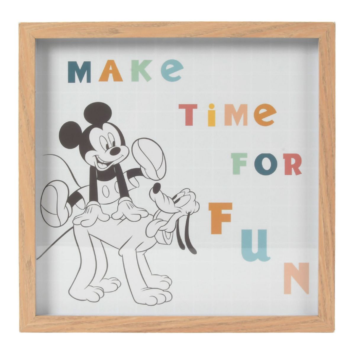 Disney's Mickey Mouse & Pluto Make Time for Fun Shadowbox Wall Art by The Big One® Disney