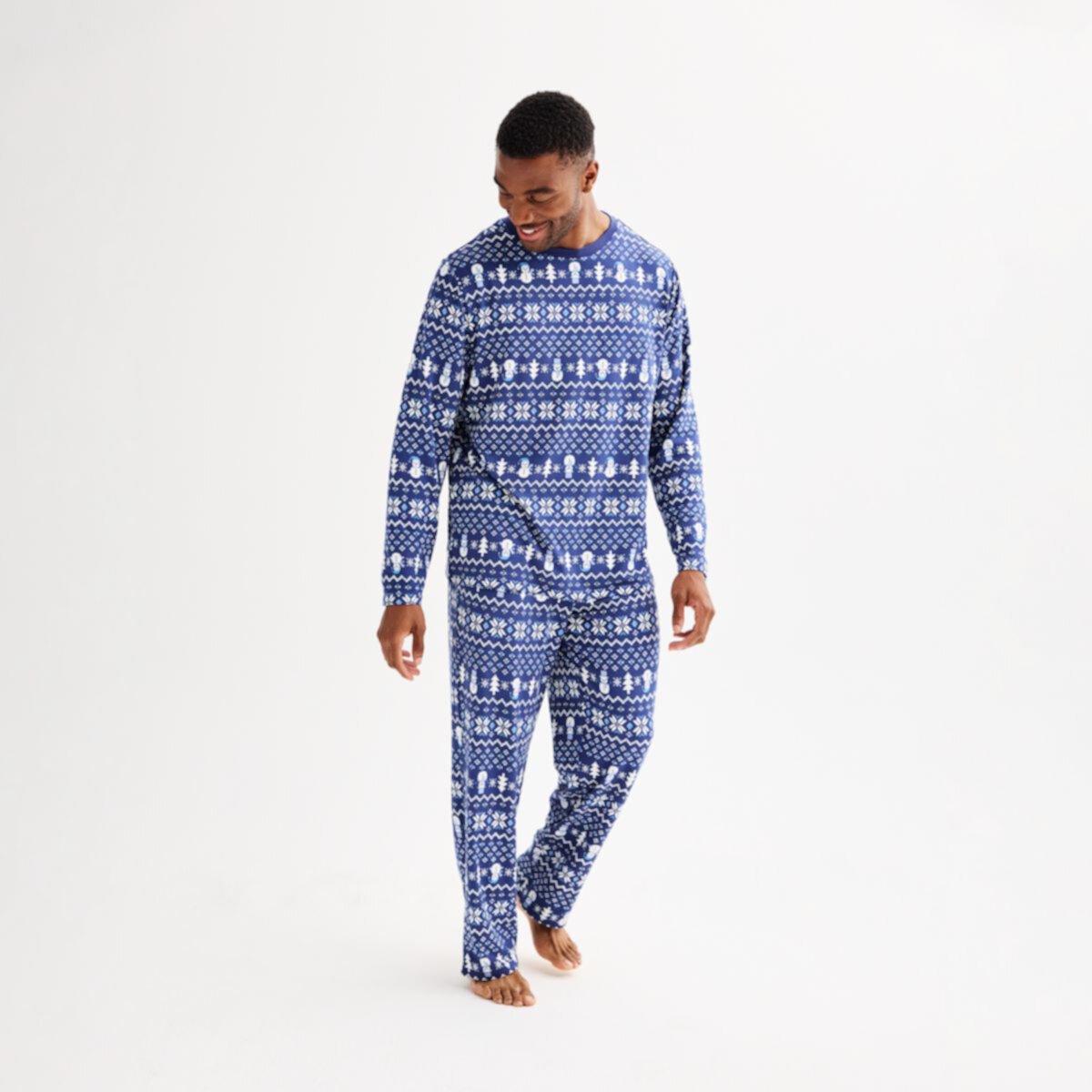 Мужские Пижамы Jammies For Your Families Winter Fairisle Jammies For Your Families