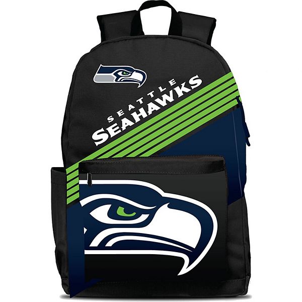 Рюкзак для фанатов Seattle Seahawks с отделением для ноутбука и внешним карманом Unbranded