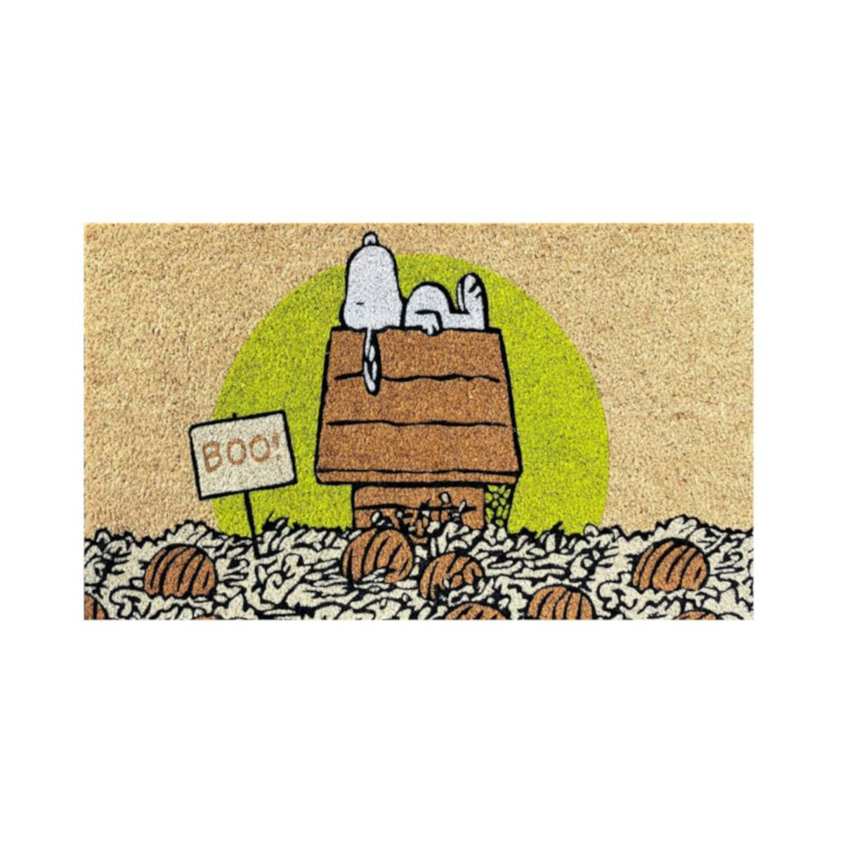 Disney's Peanut Doghouse Pumpkins Doormat Disney