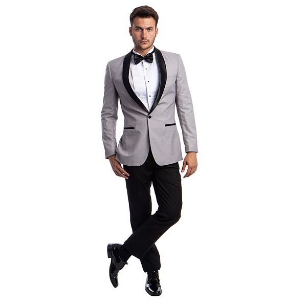 Мужской Костюм Azzuro 2-пiece Tuxedo Set с Атласным Шалевым Воротником Azzuro