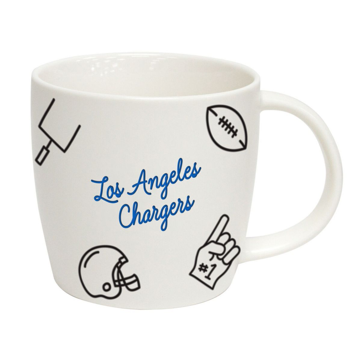 Los Angeles Chargers 18oz. Playmaker Mug Logo Brand