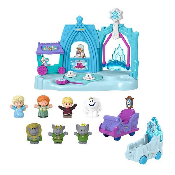 Кукольный домик Little People Набор для приключений в Аренделе из Disney Frozen, 10 предметов Fisher-Price