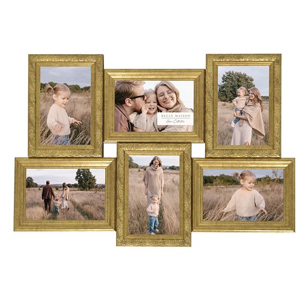 Belle Maison Romantic Wall Collage Frame with 6 Photo Opening Belle Maison