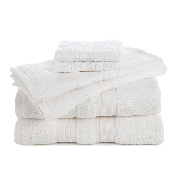 Martex Clean Essentials 6-Piece Towel Set Martex