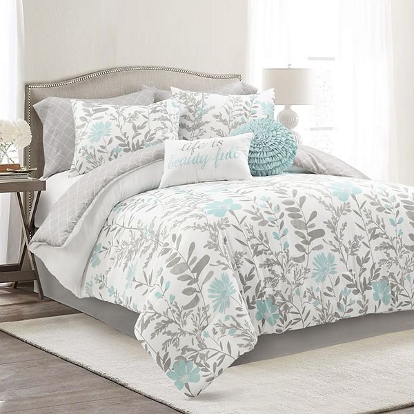 Lush Decor Aprile 8-Piece Reversible Comforter Set Lush Décor