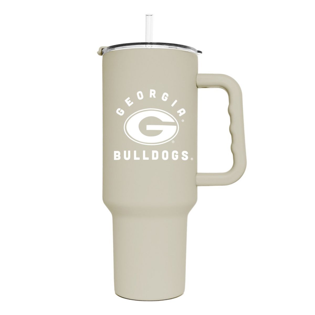 Georgia Bulldogs 40oz. Sand Soft Touch Tumbler Logo Brand