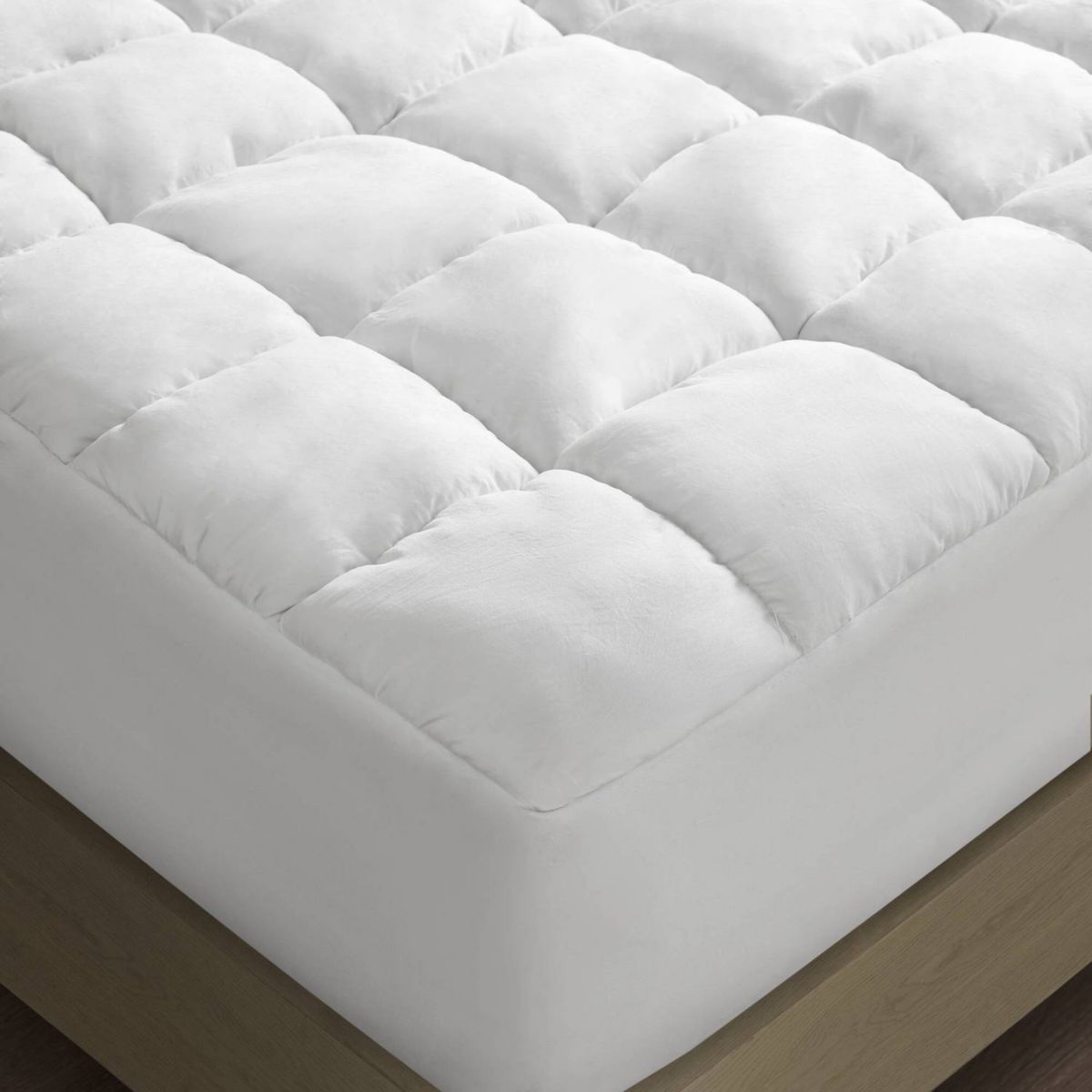 Intelligent Design Dream Puff Overfilled Down Alternative Mattress Pad Intelligent Design