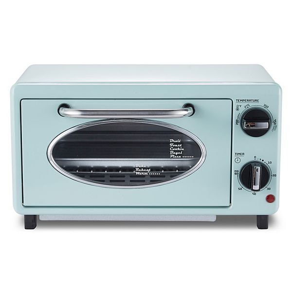 Elite Cuisine Americana Retro 2-Slice Toaster Oven Elite