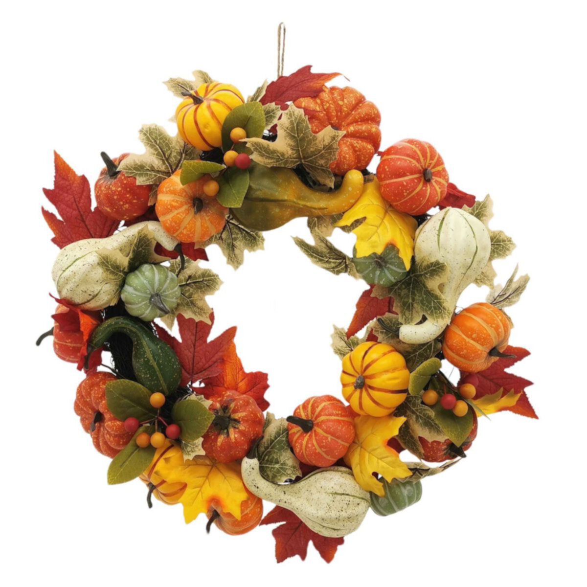 Celebrate Together™ Fall Pumpkin & Gourd Artificial Wreath Celebrate Together