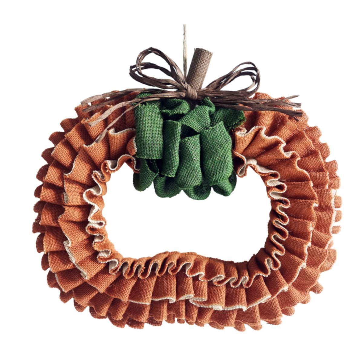 Celebrate Together™ Fall Burlap Pumpkin Wreath Celebrate Together