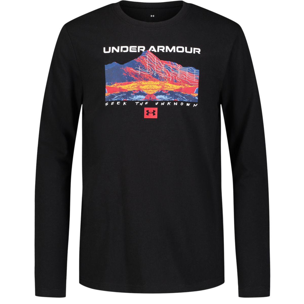 Мальчик Детские рубашки, футболки, топы Under Armour UA Alien Mountain Long Sleeve Tee Under Armour