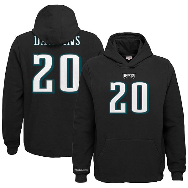 Куртка для девочек Mitchell & Ness Брайан Доукинс Черная Philadelphia Eagles Unbranded