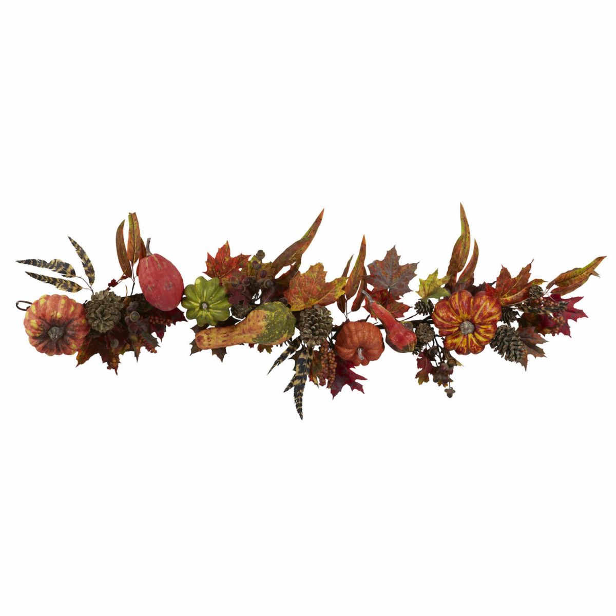 54” Pumpkin & Gourd Garland Slickblue