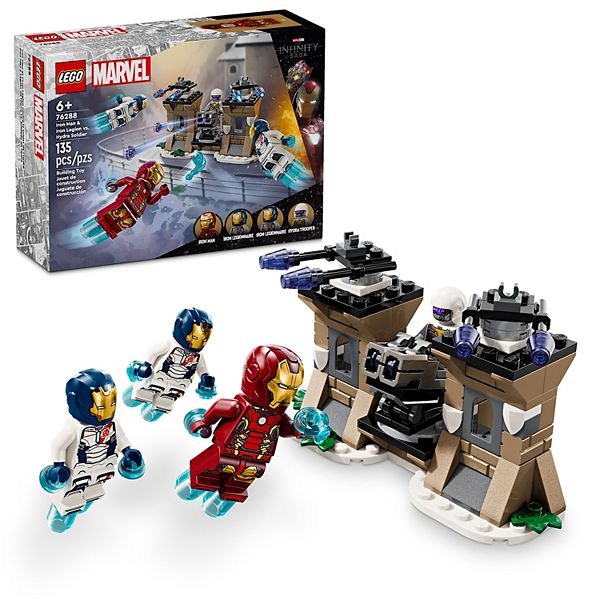 LEGO Marvel Iron Man & Iron Legion vs. Hydra Soldier 76288 Building Kit (135 pieces) Lego