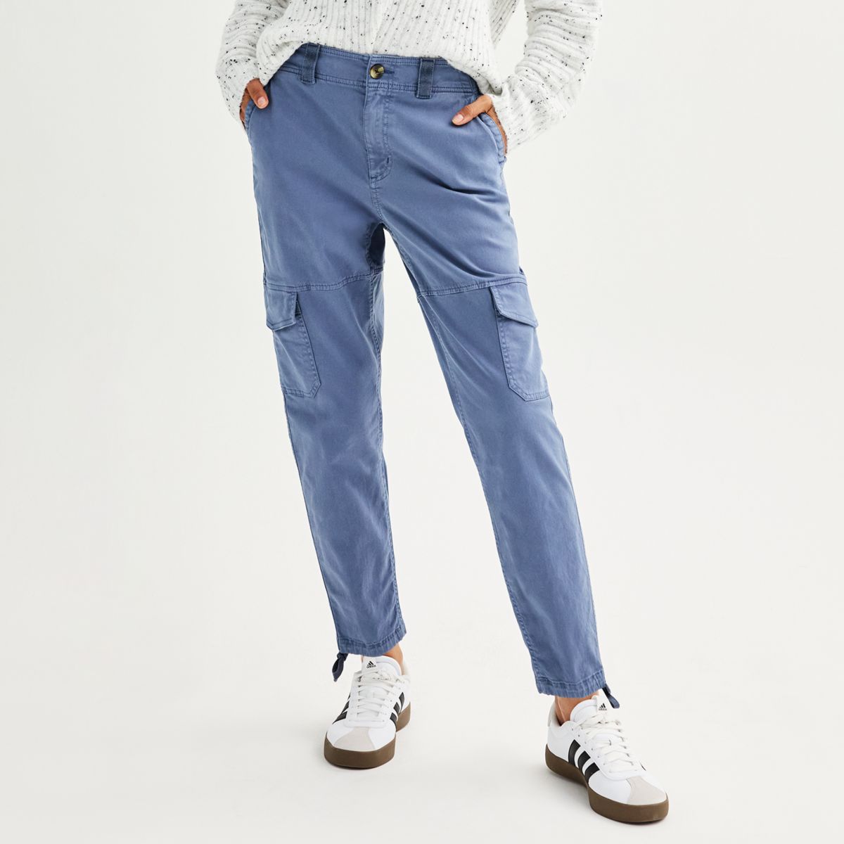 Женские Повседневные брюки SONOMA High Waisted Twill Cargo Pants SONOMA