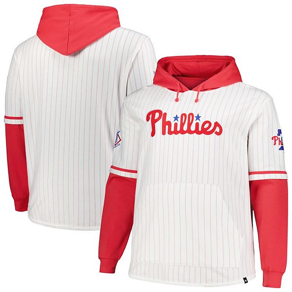 Мужская Футболка '47 Philadelphia Phillies Big & Tall Pinstripe 47 Brand