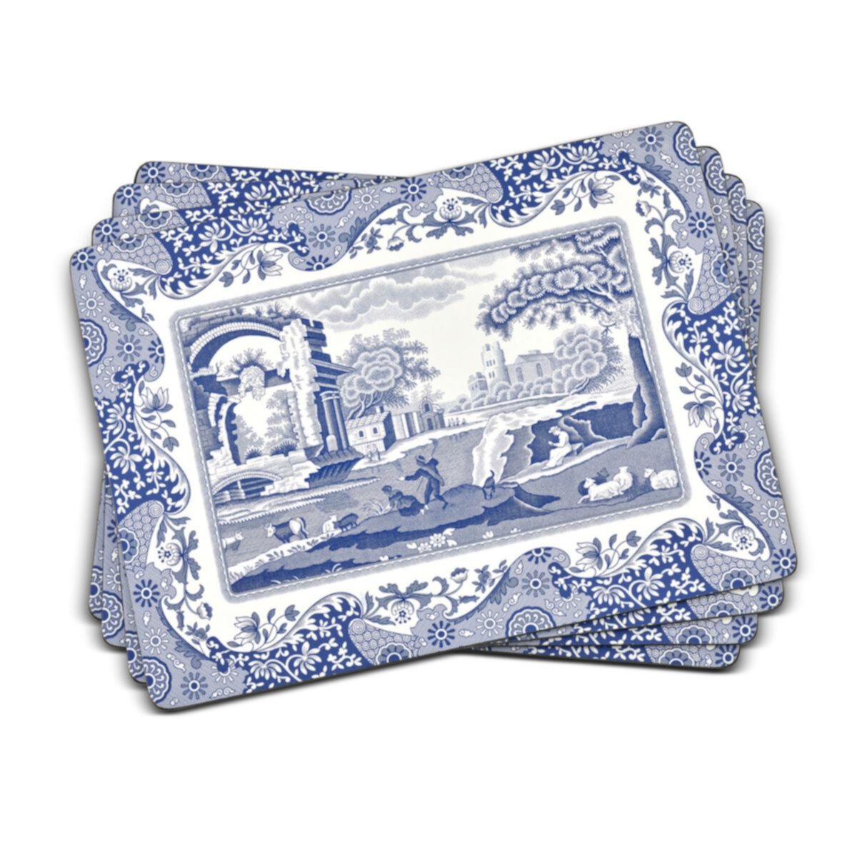 Pimpernel Blue Italian Placemats, Set Of 4 Pimpernel