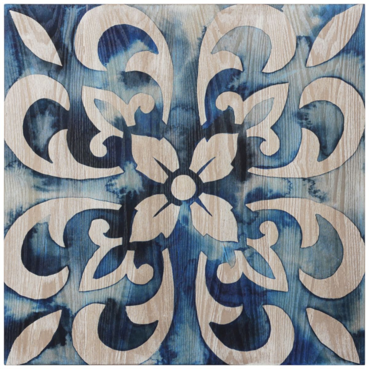 Cobalt Tile II Fine Wall Art Empire Art Direct