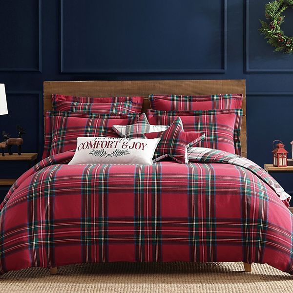 Levtex Home Spencer Plaid Flannel Comforter Set Levtex