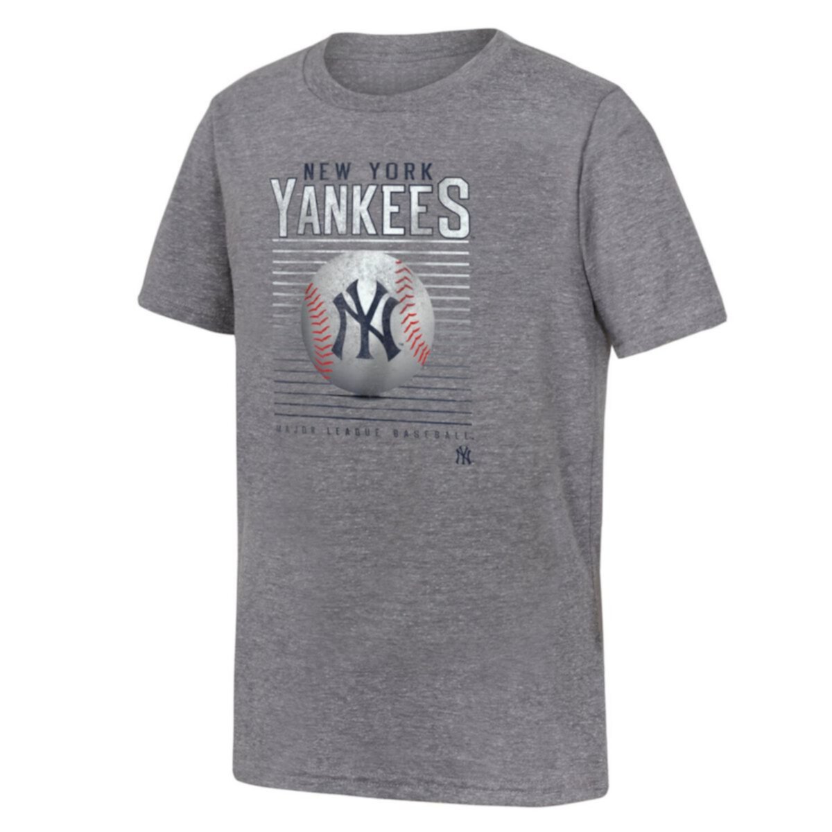 Детская Футболка Fanatics Branded Серый New York Yankees Relief Pitcher Tri-Blend Unbranded