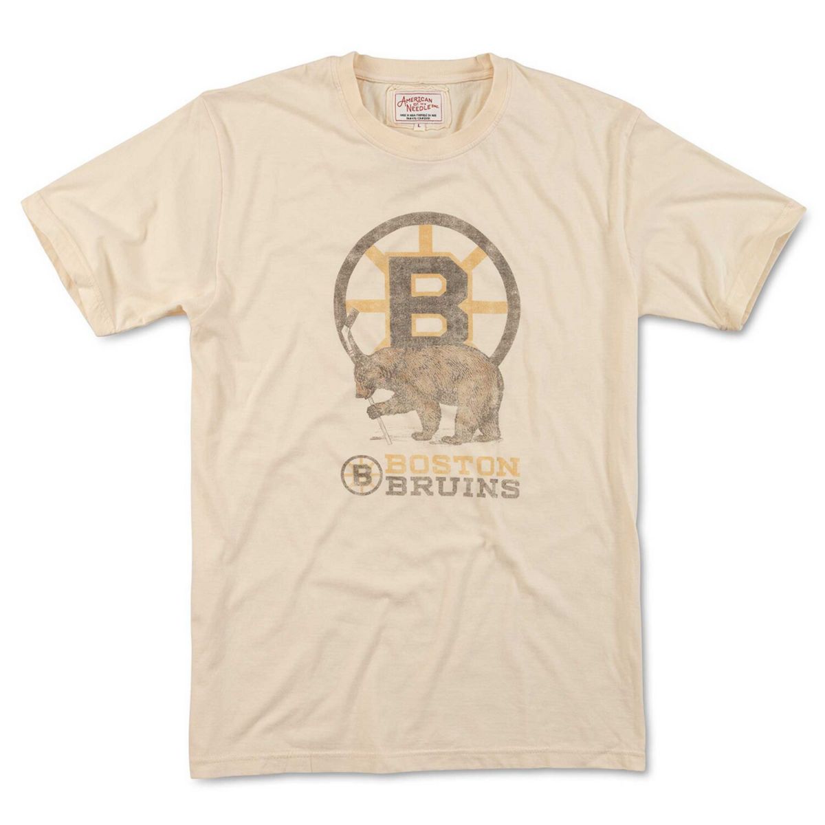 Мужская Футболка American Needle Boston Bruins Brass Tacks American Needle