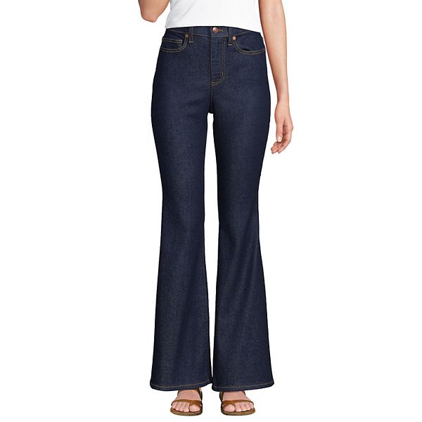 Женские Джинсы skinny Lands' End High-Rise Skinny Flare Lands' End