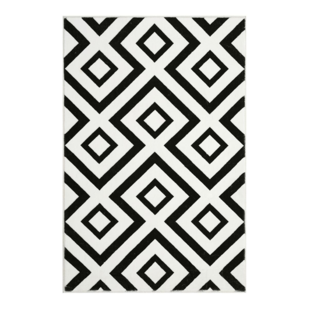 Glowsol Modern Geometric Area Rug Washable Soft Bedroom Living Room Carpet Mat GlowSol