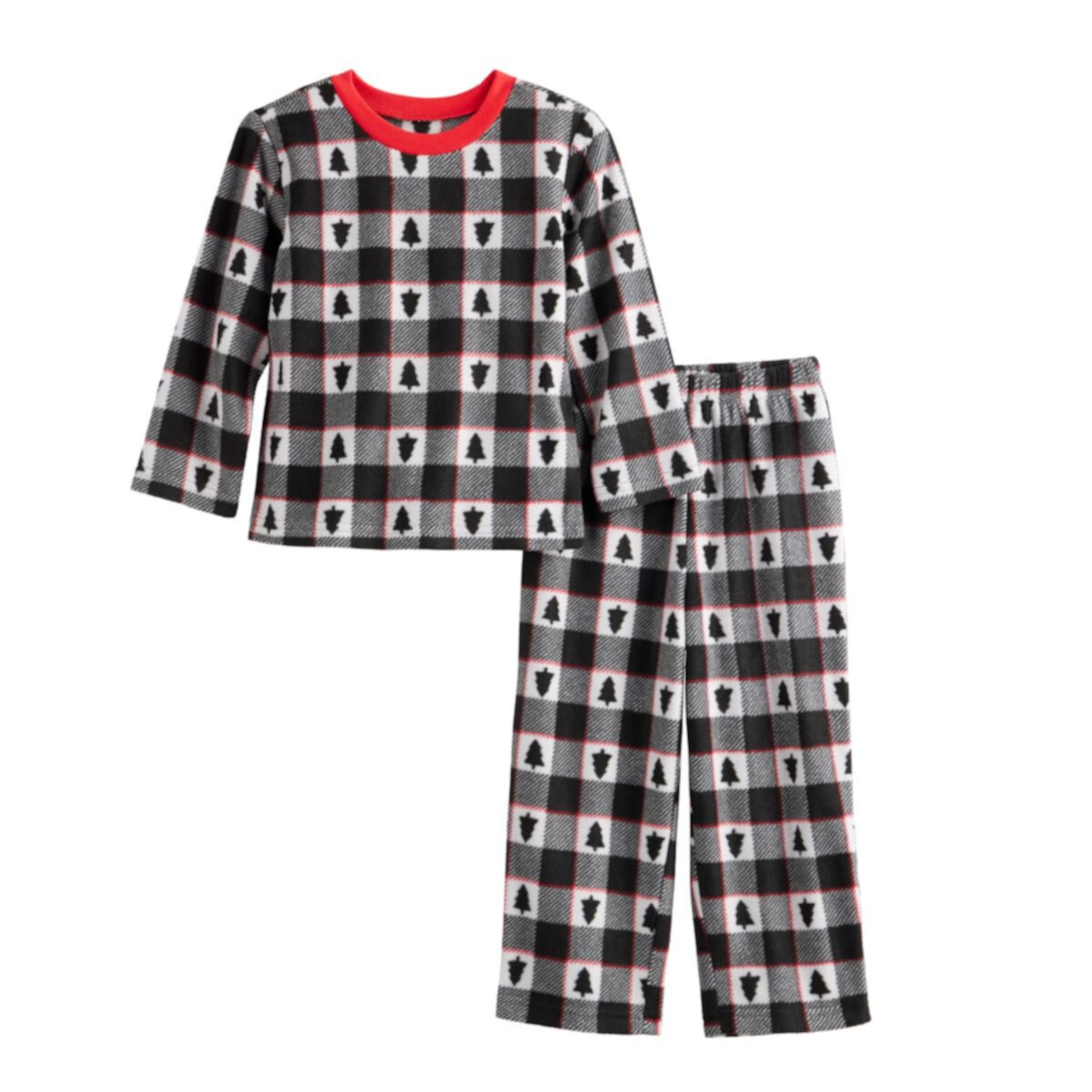 Детские Пижамы Jammies For Your Families Зимний Плед Топ и Штаны Jammies For Your Families