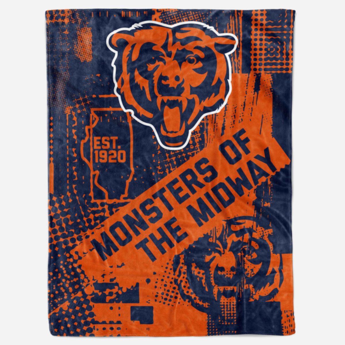 Chicago Bears 60&#34; x 80&#34; Hometown Blanket Logo Brand