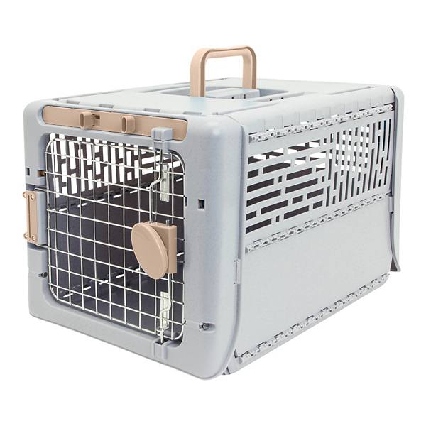 SportPet Gray Small Collapsible Pet Kennel SportPet