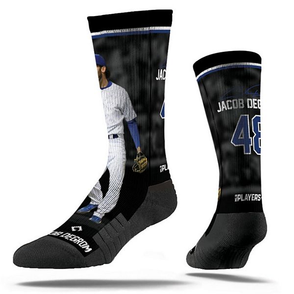 u Носки Strideline Jacob deGrom New York Mets Walk Off Premium Full Sub Crew Socks Strideline