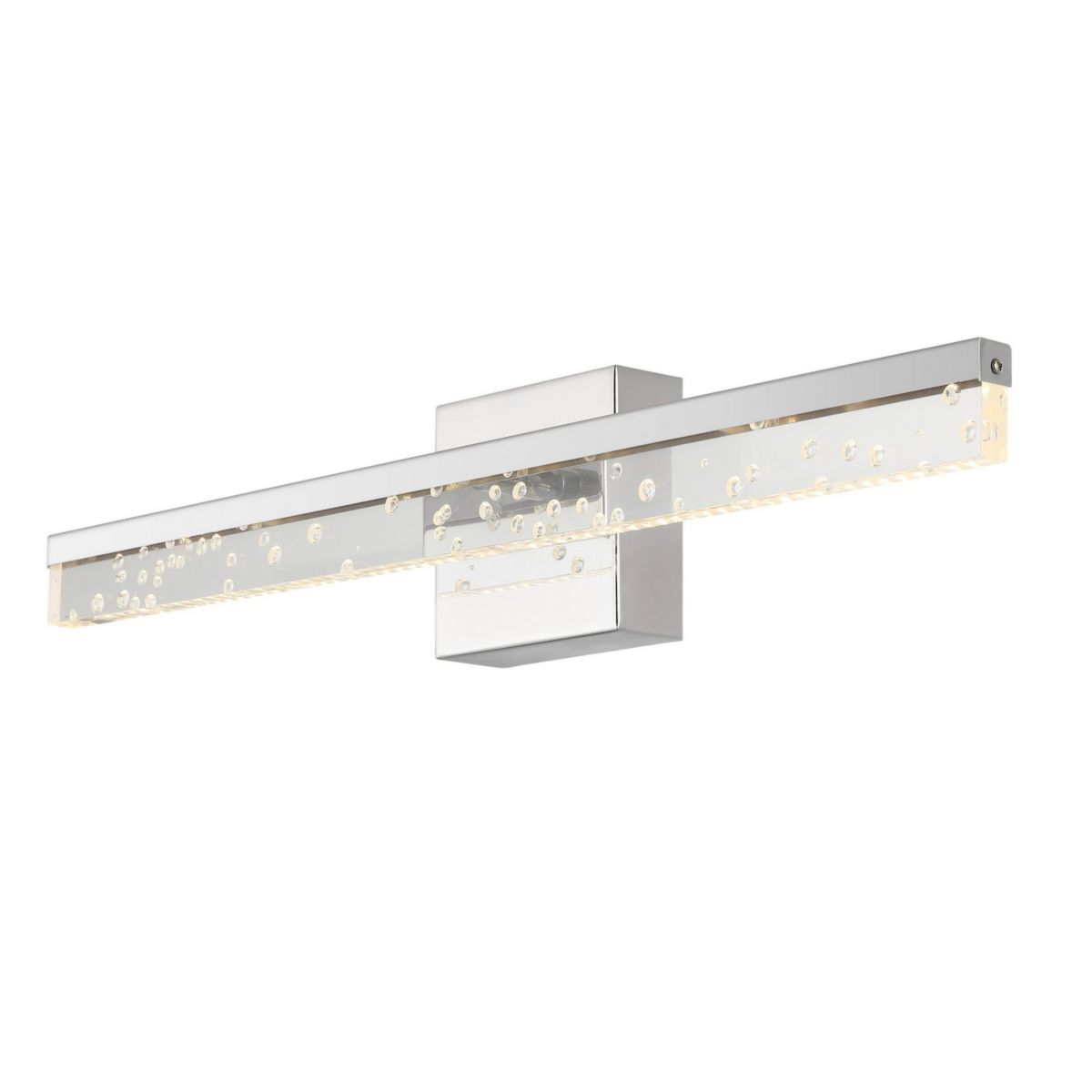 Mario Modern Contemporary Iron/seeded Acrylic Integrated Led Vanity Light Jonathan Y Designs