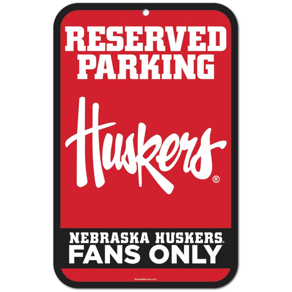 WinCraft Nebraska Cornhuskers 11&#34; x 17&#34; Indoor/Outdoor Sign Unbranded