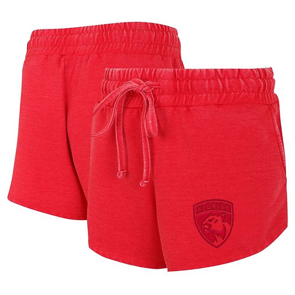 Женские короткие флисовые шорты с эластичным поясом от Concepts Sport с логотипом Florida Panthers Unbranded