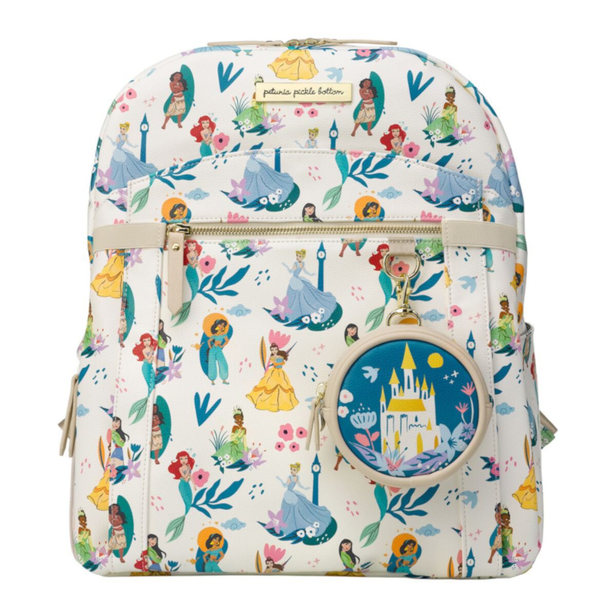 Сумка для подгузников Petunia Pickle Bottom 2-In-1 Provisions Backpack в стиле Disney Princess - Мужество и доброта Petunia Pickle Bottom