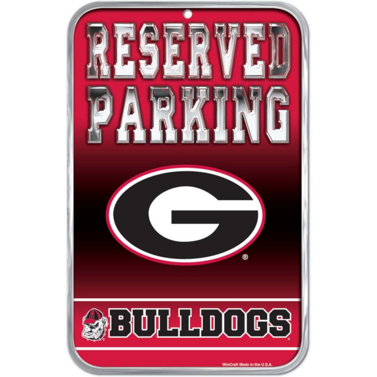 WinCraft Georgia Bulldogs 11&#34; x 17&#34; Indoor/Outdoor Sign Unbranded